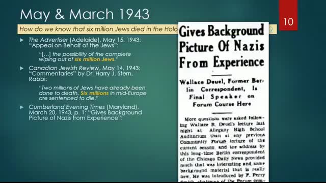 the first holocaust the surprising origin of the 6million figure