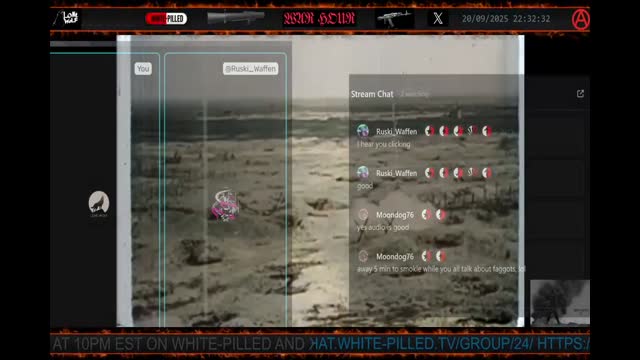 2025-09-20 War Hour with ruskiwaffen talking about causes and effects from trauma