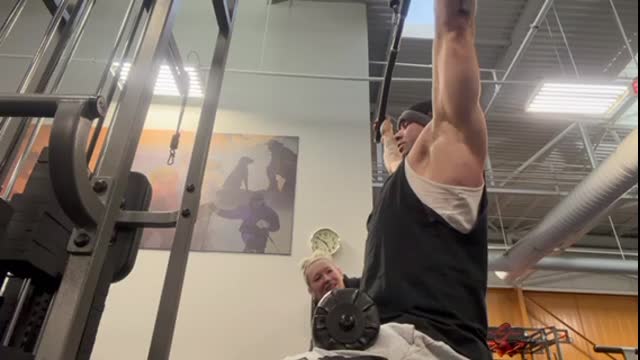 Back Cable Machine Triple set combination