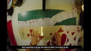 Finishing the Hearts and Kisses Quilt, Trimming and Binding