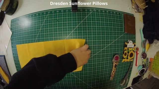 Dresden Sunflower Pillow pt. 1