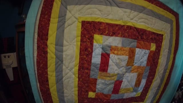 Final reveal of the disappearing 9-patch quilt
